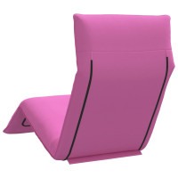 Produktbild för Hopfällbar solstol rosa 175x54x8,5 cm oxfordtyg
