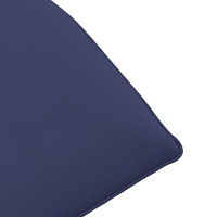 Produktbild för Hopfällbar solstol marinblå 175x54x8,5 cm oxfordtyg