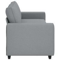 Produktbild för 3-sitssoffa ljusgrå 220x77x82 cm tyg