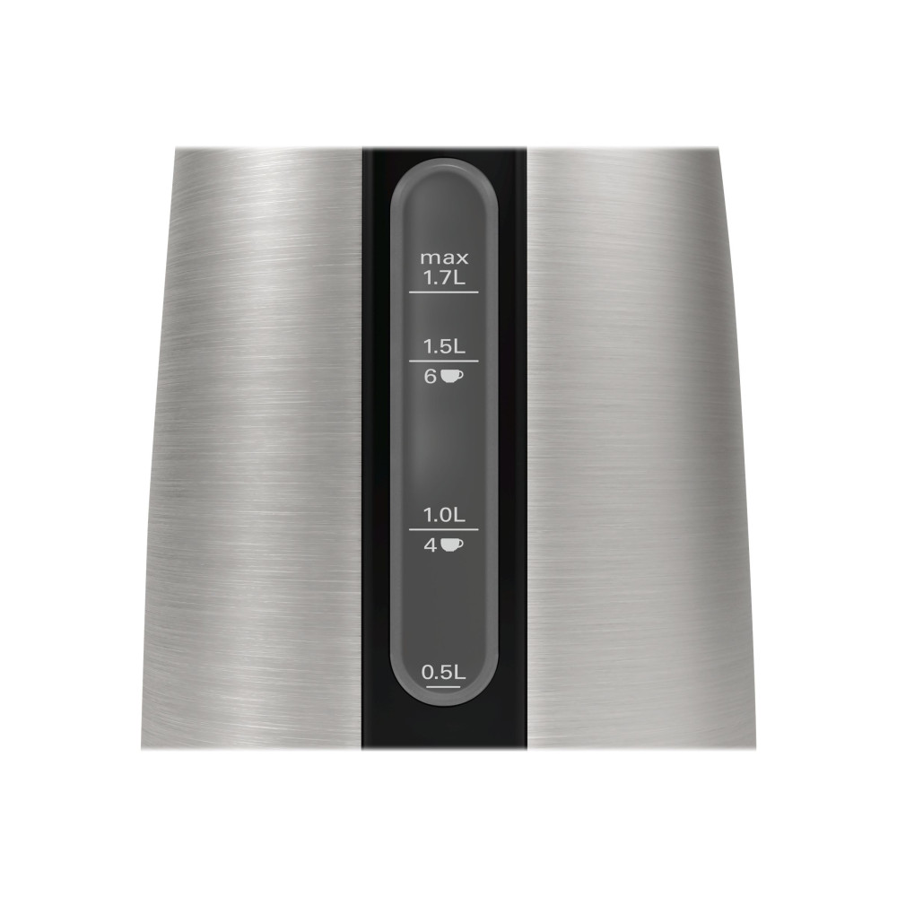Produktbild för Bosch DesignLine TWK3P420 - vattenkokare - rostfritt stål/svart