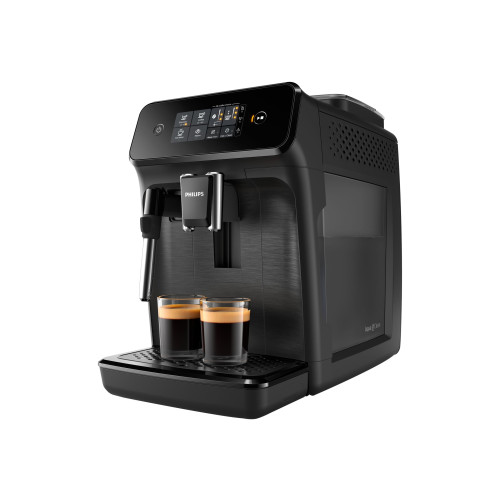 Philips Philips Series 1200 EP1220 - automatisk kaffekokare med mjölkskummare - 15 bar - mattsvart