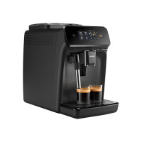 Produktbild för Philips Series 1200 EP1220 - automatisk kaffekokare med mjölkskummare - 15 bar - mattsvart