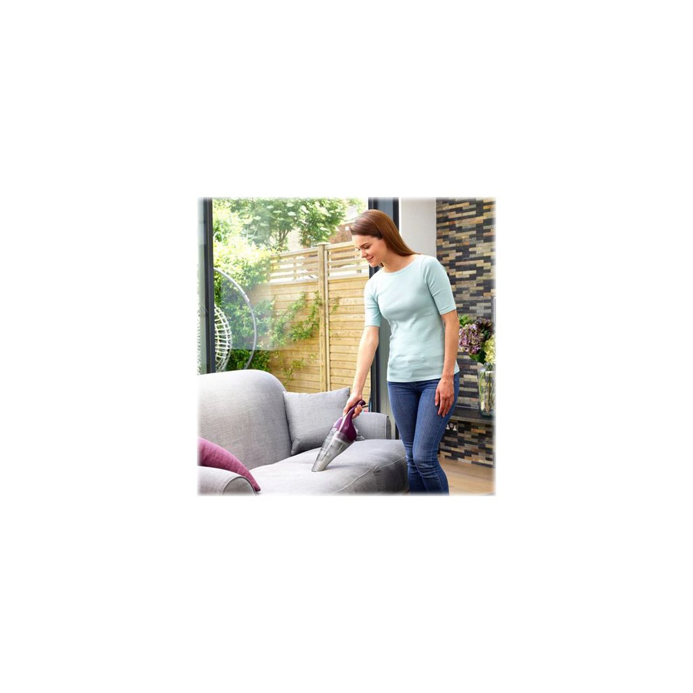 Produktbild för BLACK+DECKER DustBuster NVC115W - dammsugare - sladdlös - handhållen - aubergine