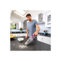 Produktbild för BLACK+DECKER DustBuster NVC115W - dammsugare - sladdlös - handhållen - aubergine