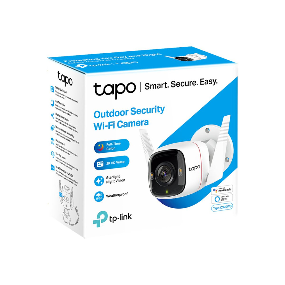 Produktbild för Tapo C320WS V1 - nätverksövervakningskamera