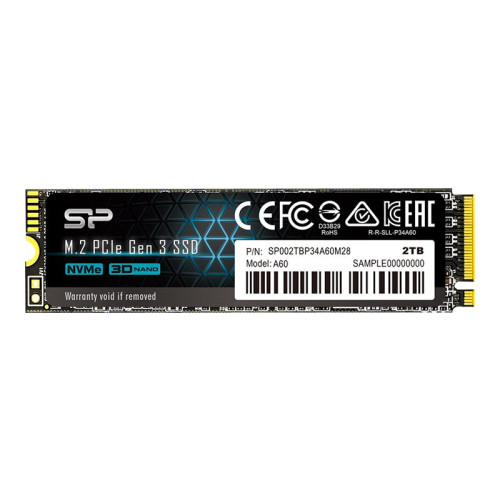 Silicon Power SILICON POWER A60 - SSD - 2 TB - PCIe 3.0 x4 (NVMe)