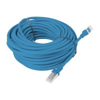 Produktbild för Lanberg patch-kabel - blå, RAL 5012