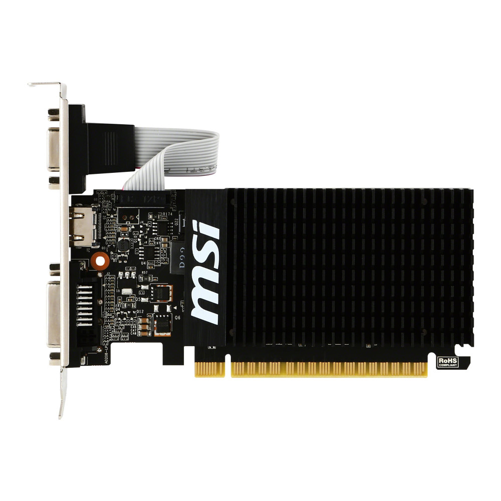 Produktbild för MSI GT 710 2GD3H LP - grafikkort - GF GT 710 - 2 GB