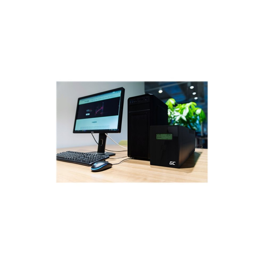 Produktbild för Green Cell UPS Micropower 1500VA - UPS - 900 watt - 1500 VA