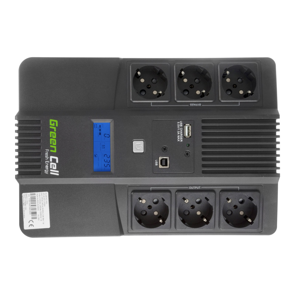 Produktbild för Green Cell AiO - UPS - 360 watt - 600 VA