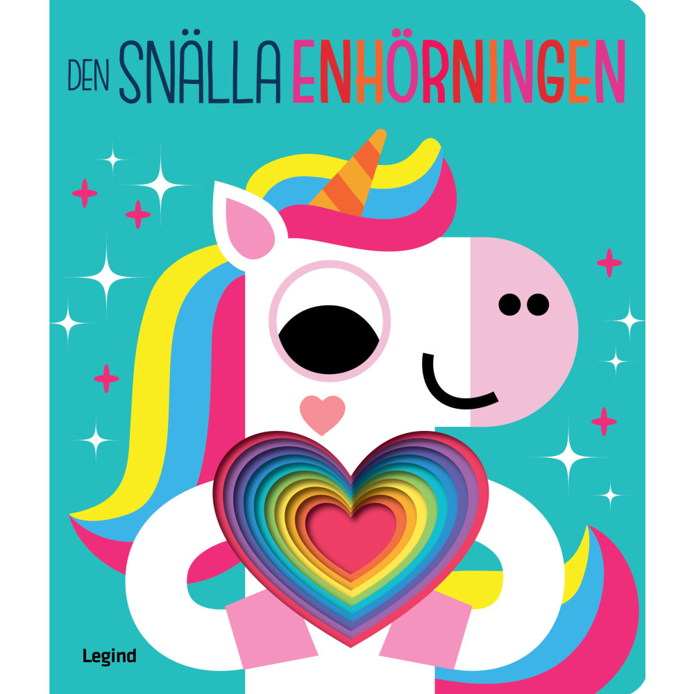 Produktbild för Den snälla enhörningen (bok, board book)