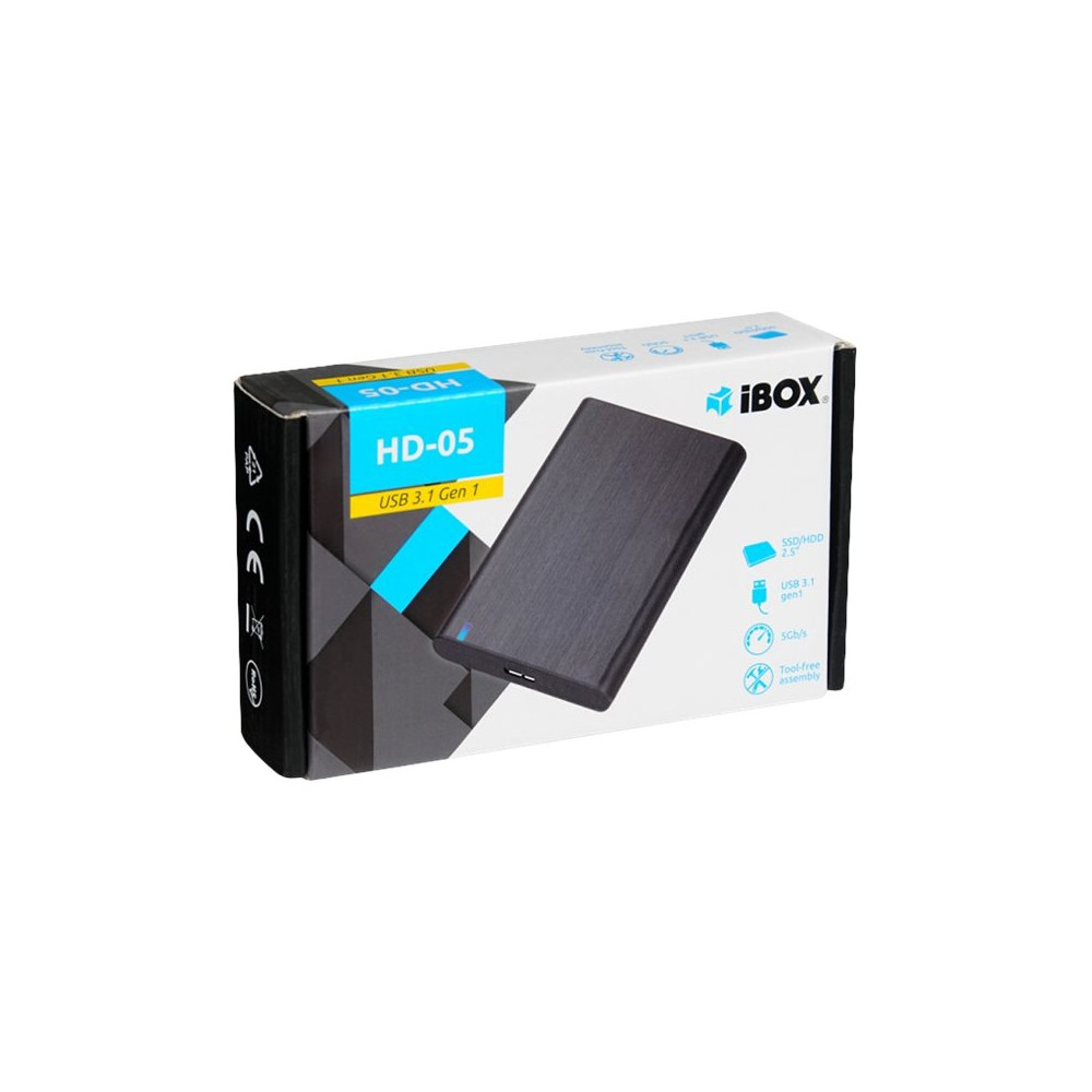 Produktbild för iBOX HD-05 - förvaringslåda - SATA 6Gb/s - USB 3.1 (Gen 1)
