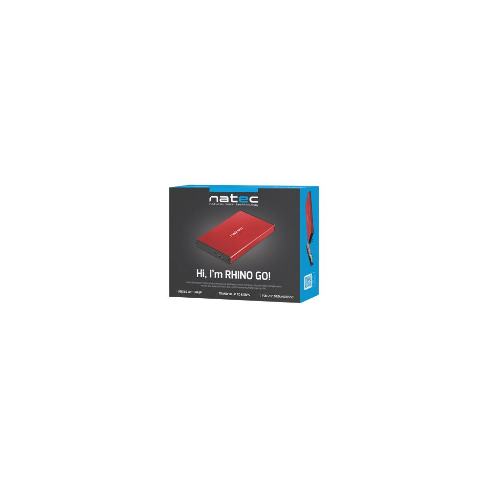 Produktbild för Natec Rhino GO - förvaringslåda - SATA 6Gb/s - USB 3.0