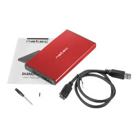 Produktbild för Natec Rhino GO - förvaringslåda - SATA 6Gb/s - USB 3.0
