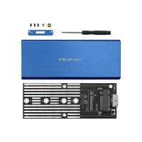 Produktbild för Qoltec - förvaringslåda - NGFF - SATA 6Gb/s - USB 3.0