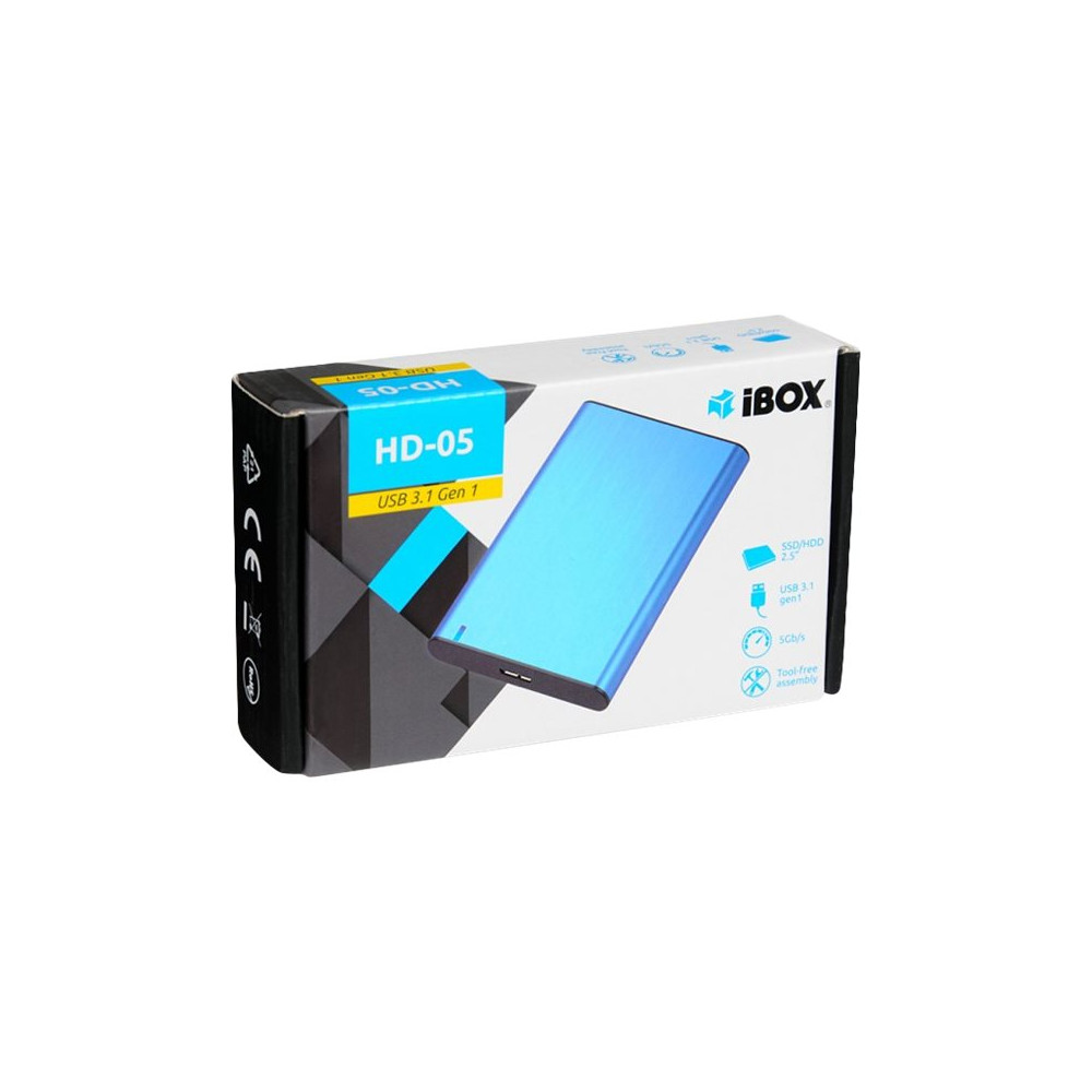 Produktbild för iBOX HD-05 - förvaringslåda - SATA 6Gb/s - USB 3.1 (Gen 1)