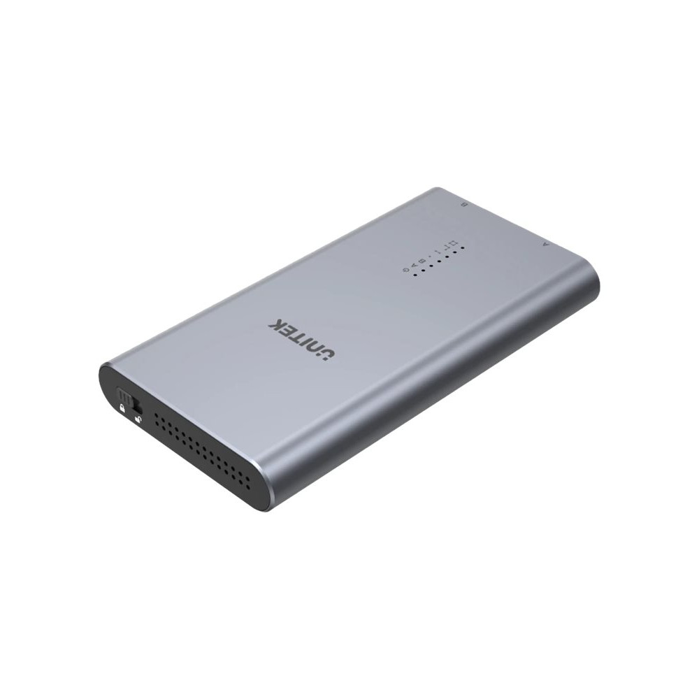 Produktbild för Unitek SolidForce - förvaringslåda - M.2 NVMe Card / PCIe 3.0 (NVMe) - USB 3.2 (Gen 2)
