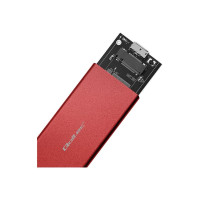 Produktbild för Qoltec - förvaringslåda - NGFF - SATA 6Gb/s - USB 3.0