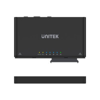 Produktbild för Unitek SolidForce+ - förvaringslåda - SATA 6Gb/s / PCIe 3.0 x2 (NVMe) - USB 3.2 (Gen 2)