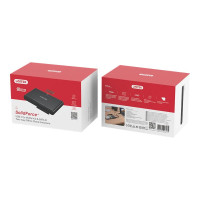 Produktbild för Unitek SolidForce+ - förvaringslåda - SATA 6Gb/s / PCIe 3.0 x2 (NVMe) - USB 3.2 (Gen 2)