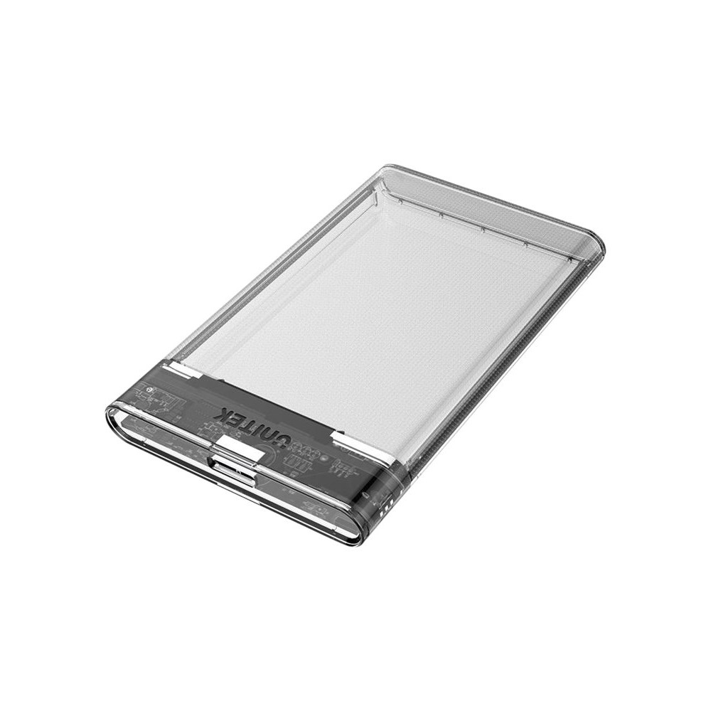 Produktbild för Unitek DisGuard Limpid R - USB3.1 SATA6G 2.5" HDD/SSD Hard Disk Enclosure - förvaringslåda - SATA 6Gb/s - USB