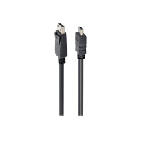 Produktbild för Cablexpert CC-DP-HDMI-3M - adapterkabel - DisplayPort / HDMI - 3 m