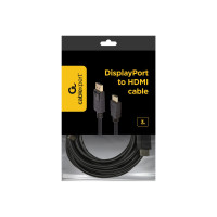 Produktbild för Cablexpert CC-DP-HDMI-3M - adapterkabel - DisplayPort / HDMI - 3 m