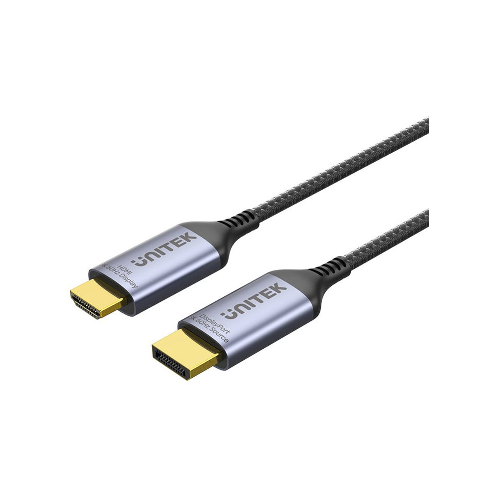 Produktbild för Unitek adapterkabel - DisplayPort / HDMI - 1.8 m
