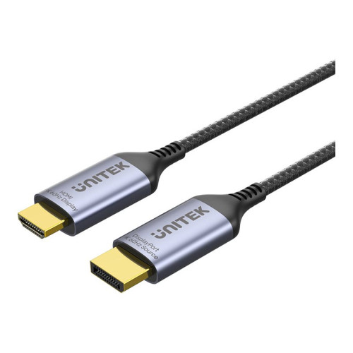 UNITEK Unitek adapterkabel - DisplayPort / HDMI - 1.8 m