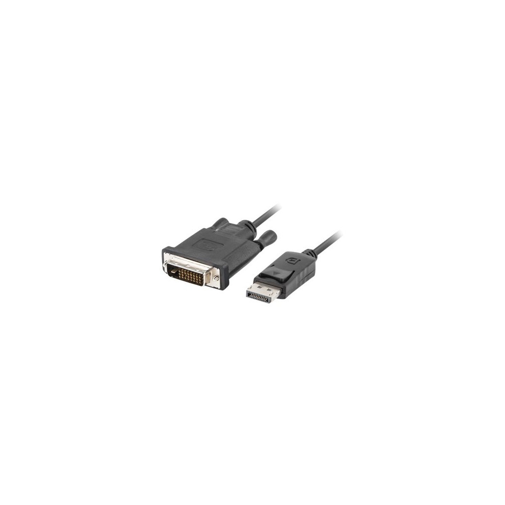 Produktbild för Lanberg - videoadapterkabel - DisplayPort till DVI-D - 1 m