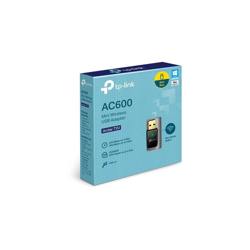 Produktbild för TP-Link Archer T2U - nätverksadapter - USB 2.0