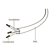 Produktbild för Cablexpert - strömadapter - IEC 60320 C14 till CEE 7/4 - 15 cm