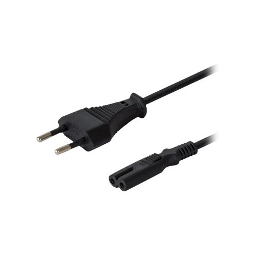 SAVIO SAVIO CL-100 - strömkabel - Eurokontakt till power IEC 60320 C7 - 1.8 m