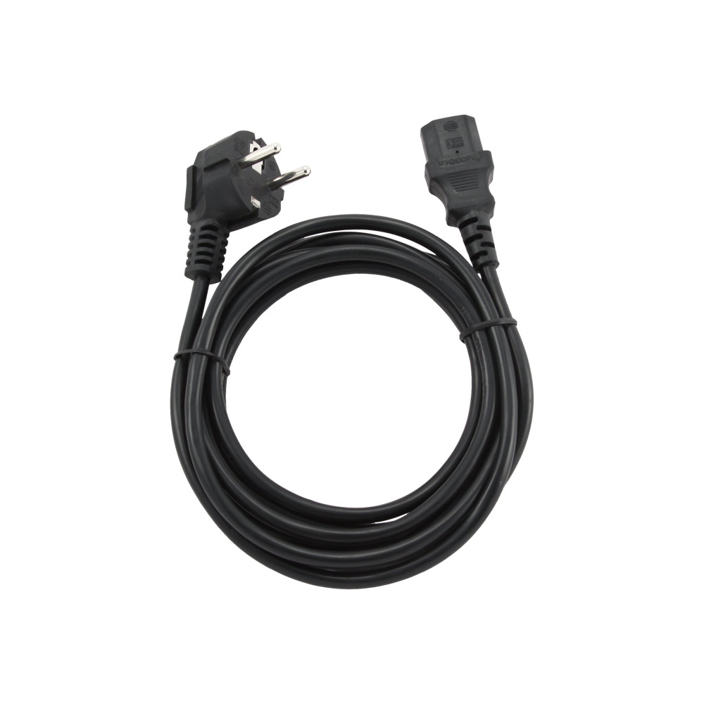 Produktbild för Gembird PC-186-VDE-3M - strömkabel - power CEE 7/7 till power IEC 60320 C13 - 3 m