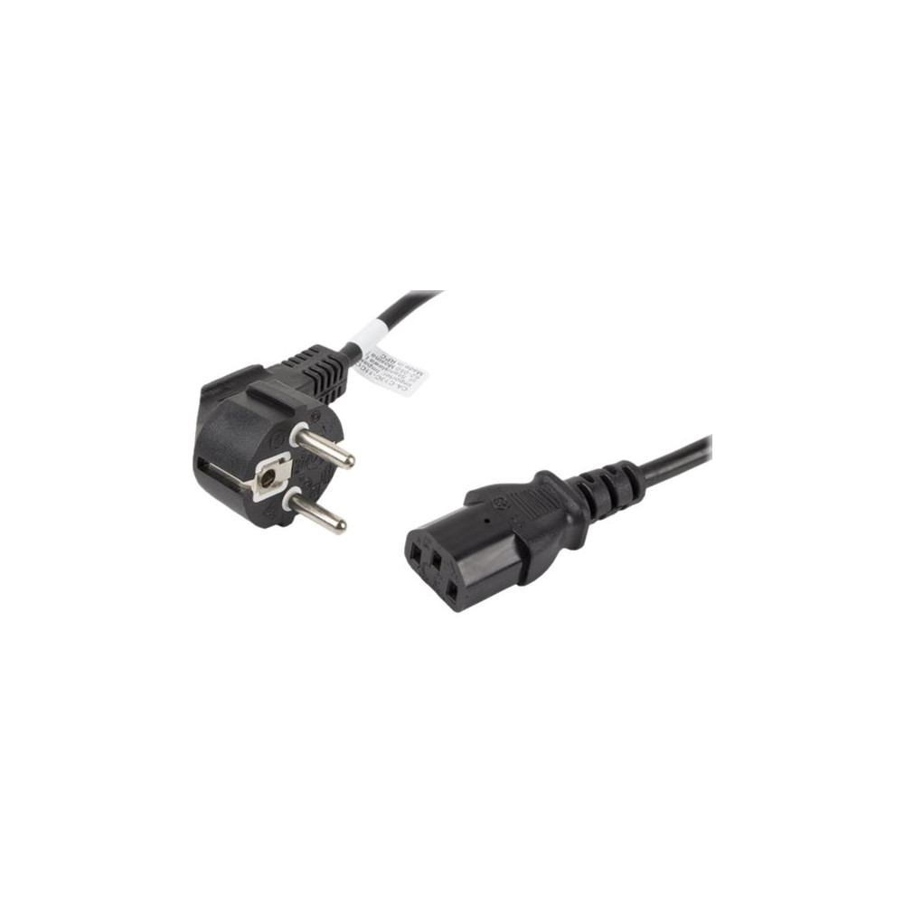 Produktbild för Lanberg - strömkabel - power CEE 7/7 till power IEC 60320 C13 - 1.8 m