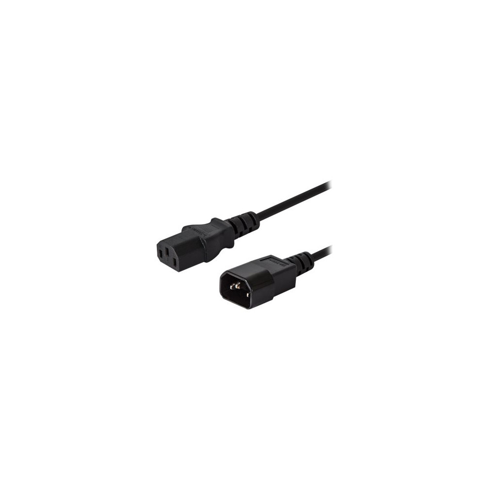 Produktbild för SAVIO CL-99 - förlängningskabel för ström - IEC 60320 C14 till power IEC 60320 C13 - 1.2 m