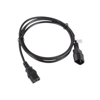 Produktbild för Lanberg - förlängningskabel för ström - power IEC 60320 C13 till IEC 60320 C14 - 1.8 m