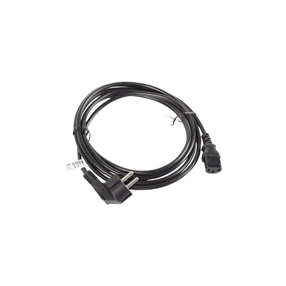 Produktbild för Lanberg - strömkabel - power CEE 7/7 till power IEC 60320 C13 - 3 m