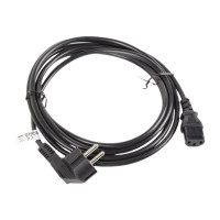Produktbild för Lanberg - strömkabel - power CEE 7/7 till power IEC 60320 C13 - 3 m