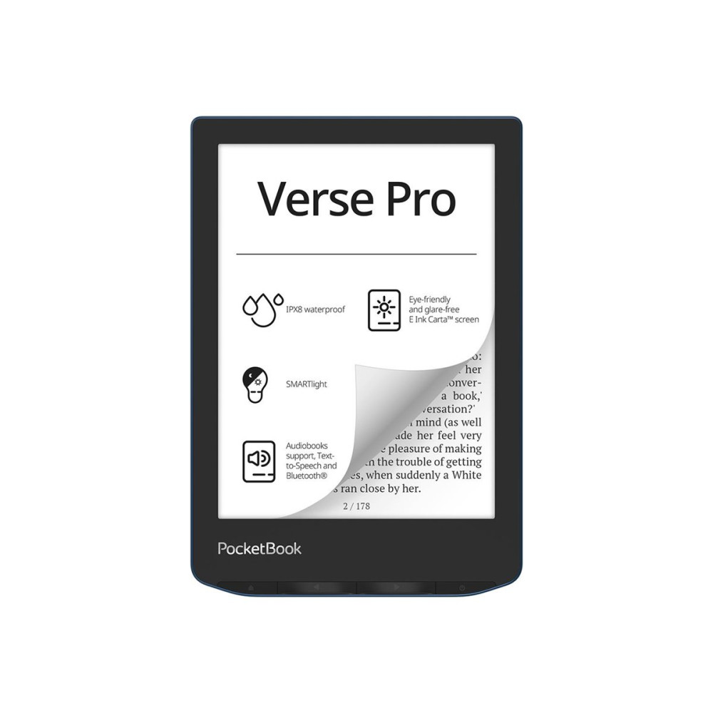 Produktbild för PocketBook Verse PRO - eBook-läsare - Linux 3.10.65 - 16 GB - 6"