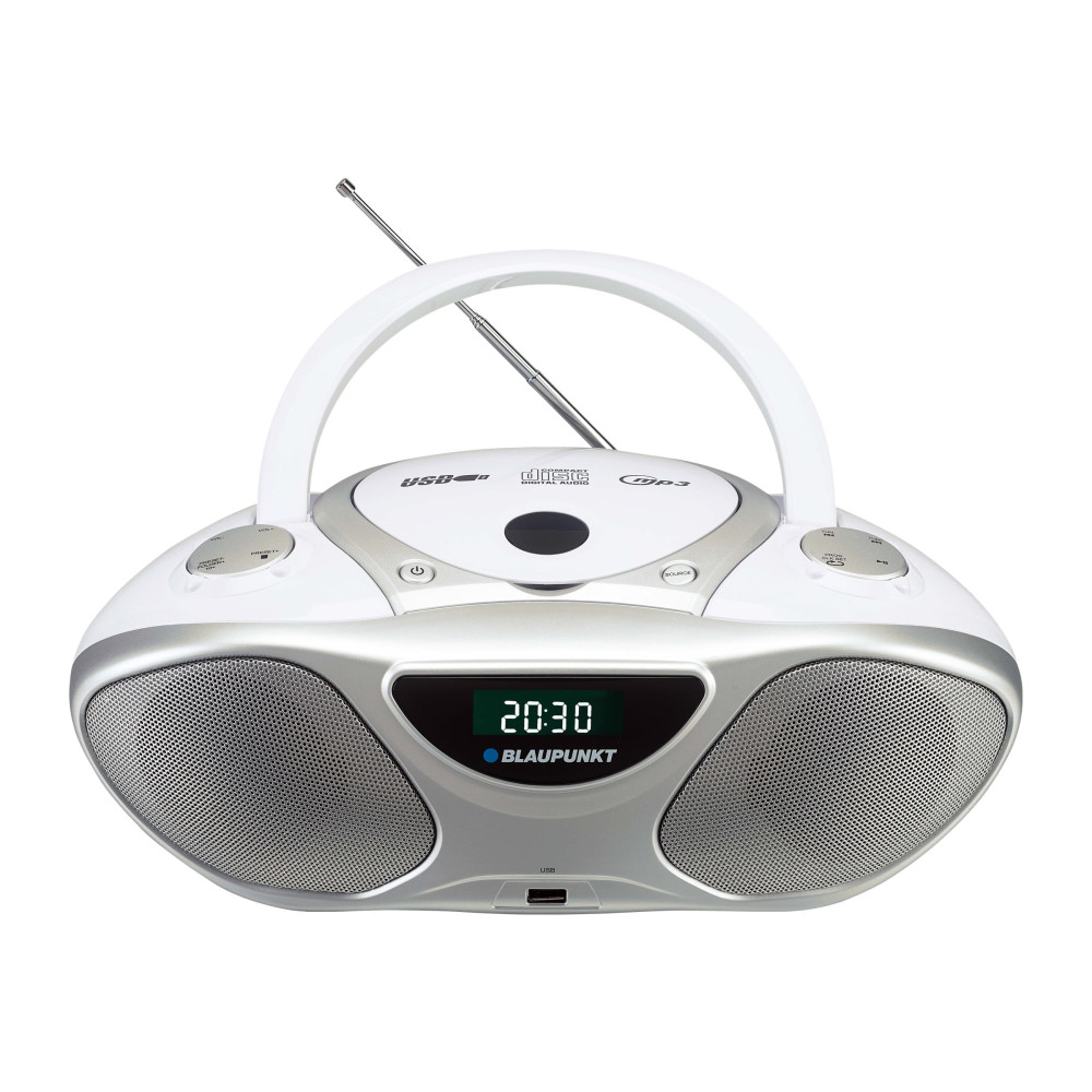 Produktbild för Blaupunkt BB14WH - boombox - CD, USB-radio