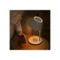 Produktbild för Yeelight Staria Bedside Pro - skrivbordslampa - LED - 20 W - varmt till kallt vitt ljus - 2700-6500 K - vit