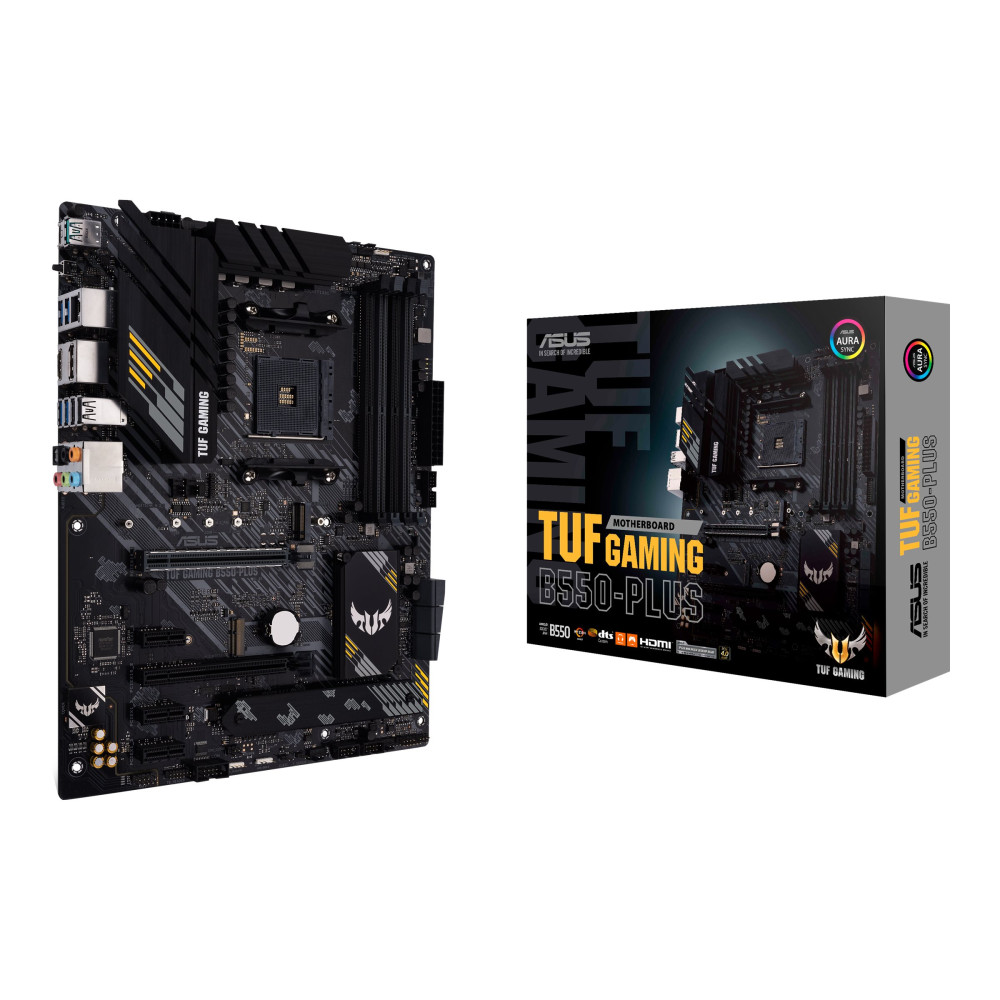 Produktbild för ASUS TUF GAMING B550-PLUS - moderkort - ATX - Socket AM4 - AMD B550