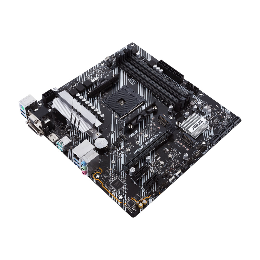 Produktbild för ASUS PRIME B550M-A - moderkort - micro ATX - Socket AM4 - AMD B550