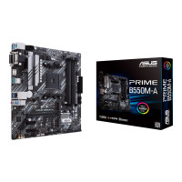 Produktbild för ASUS PRIME B550M-A - moderkort - micro ATX - Socket AM4 - AMD B550