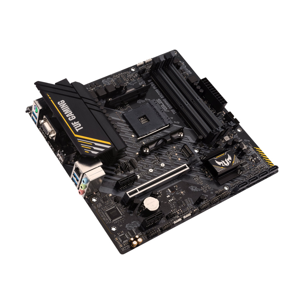 Produktbild för ASUS TUF GAMING A520M-PLUS II - moderkort - micro ATX - Socket AM4 - AMD A520