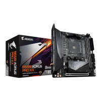 Produktbild för Gigabyte B550I AORUS PRO AX - 1.0 - moderkort - mini ITX - Socket AM4 - AMD B550
