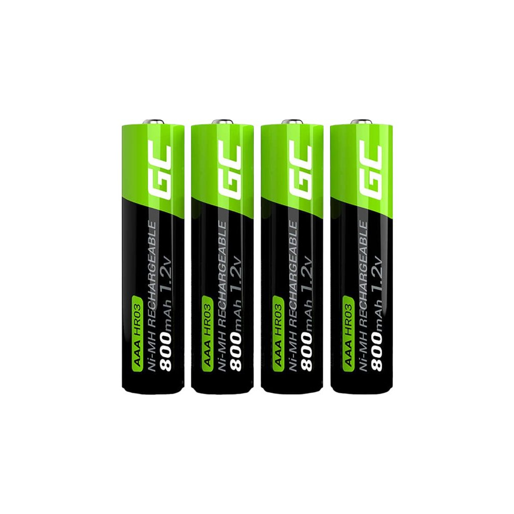 Produktbild för Green Cell Rechargeable batteri - 4 x AAA - NiMH