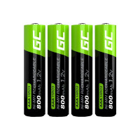 Produktbild för Green Cell Rechargeable batteri - 4 x AAA - NiMH