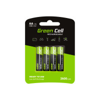 Produktbild för Green Cell HR6 batteri - 4 x AA-typ - NiMH